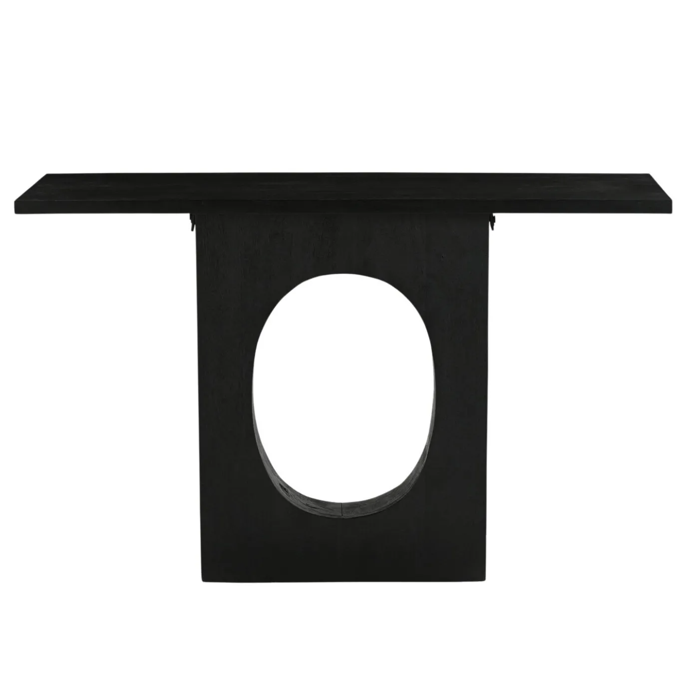Sidetable Jolijn Zwart Mangohout 120cm - Giga Meubel