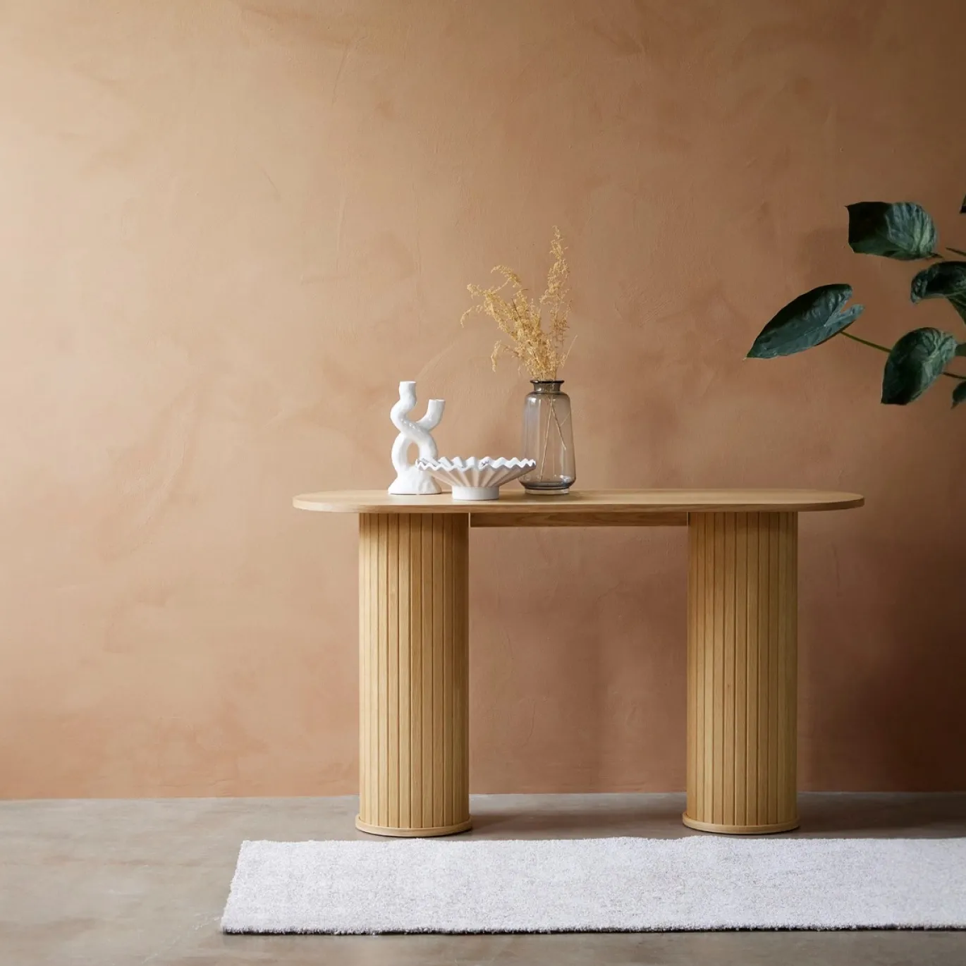 Sidetable Nola Naturel 130cm - Giga Living