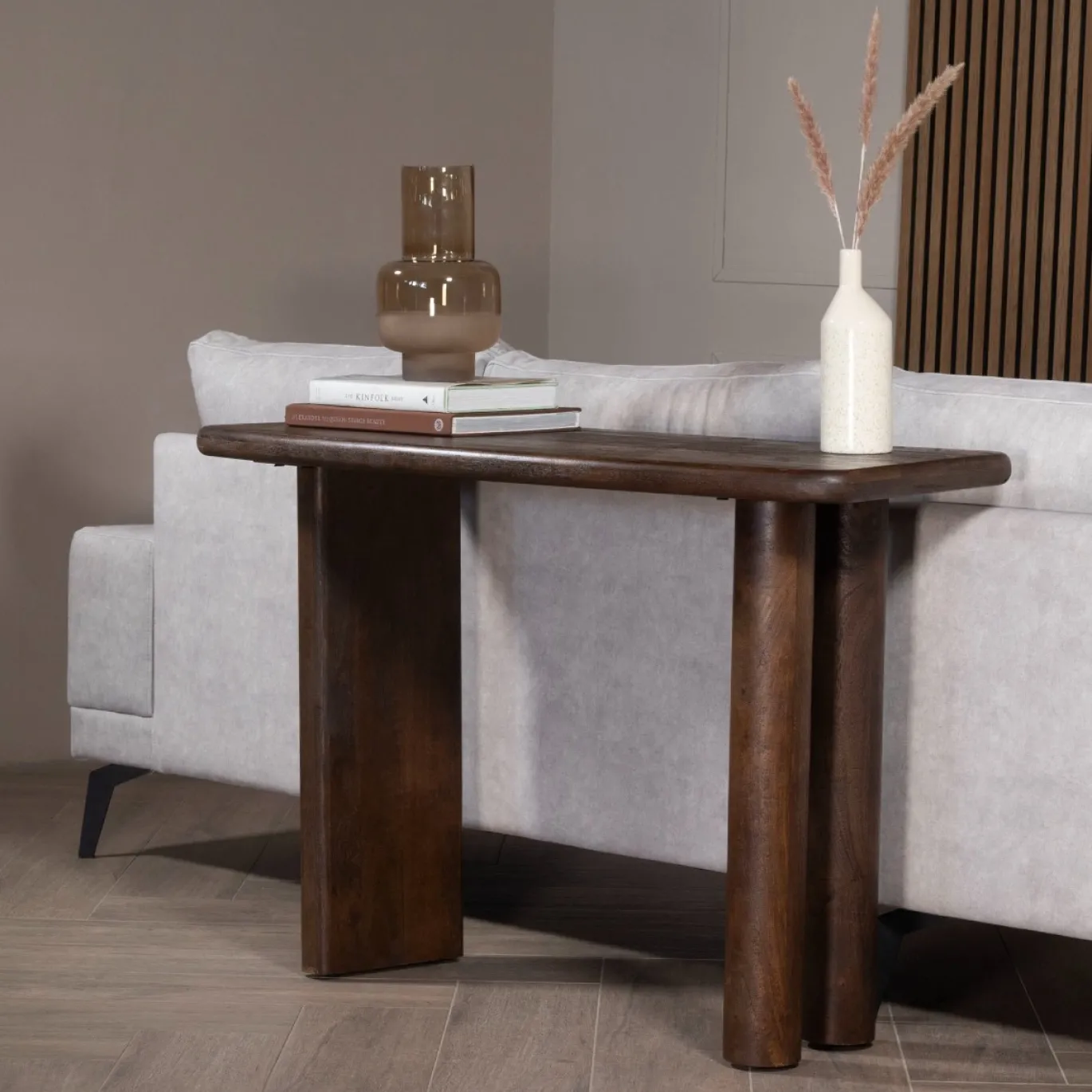 Sidetable Rumi Bruin 113cm - Giga Meubel