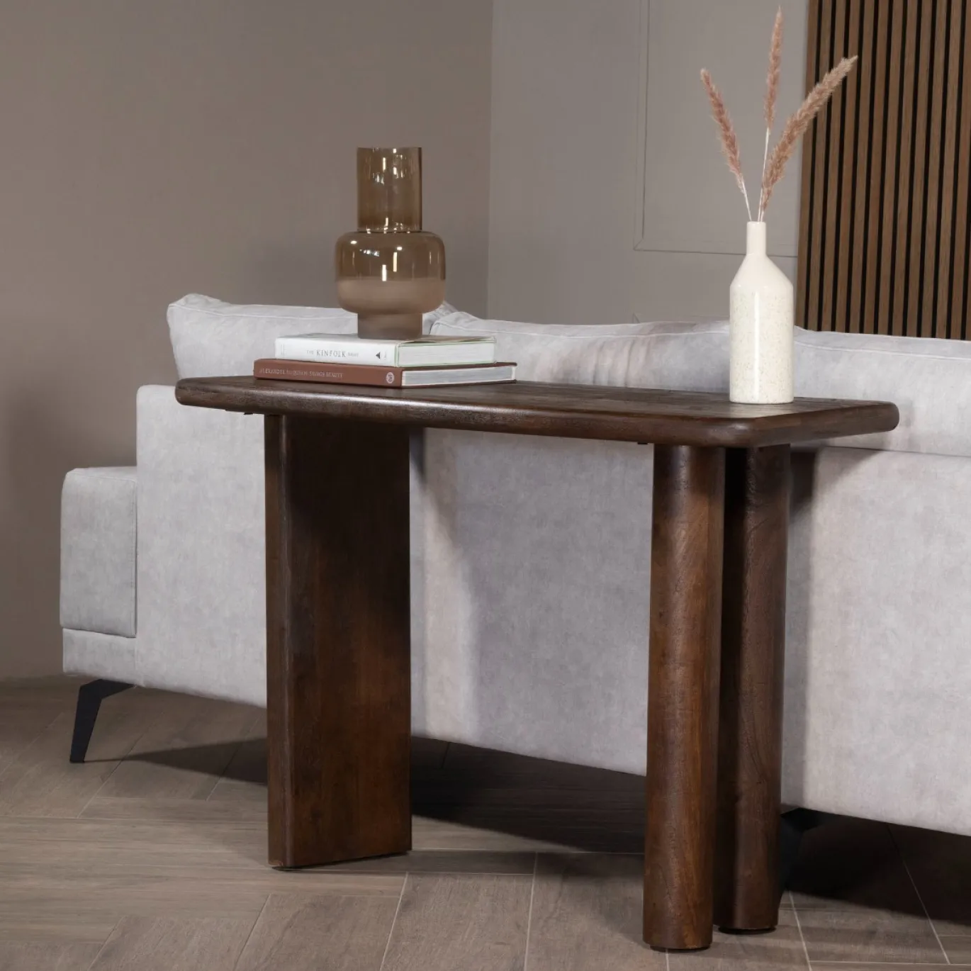 Sidetable Rumi Bruin 113cm - Giga Meubel