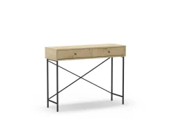 Sidetable Titan 2L Eiken met Metaal - Giga Meubel