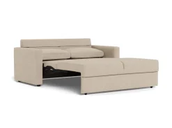 Slaapbank Floor Met Armleuning Basel Beige 176cm - Giga Living