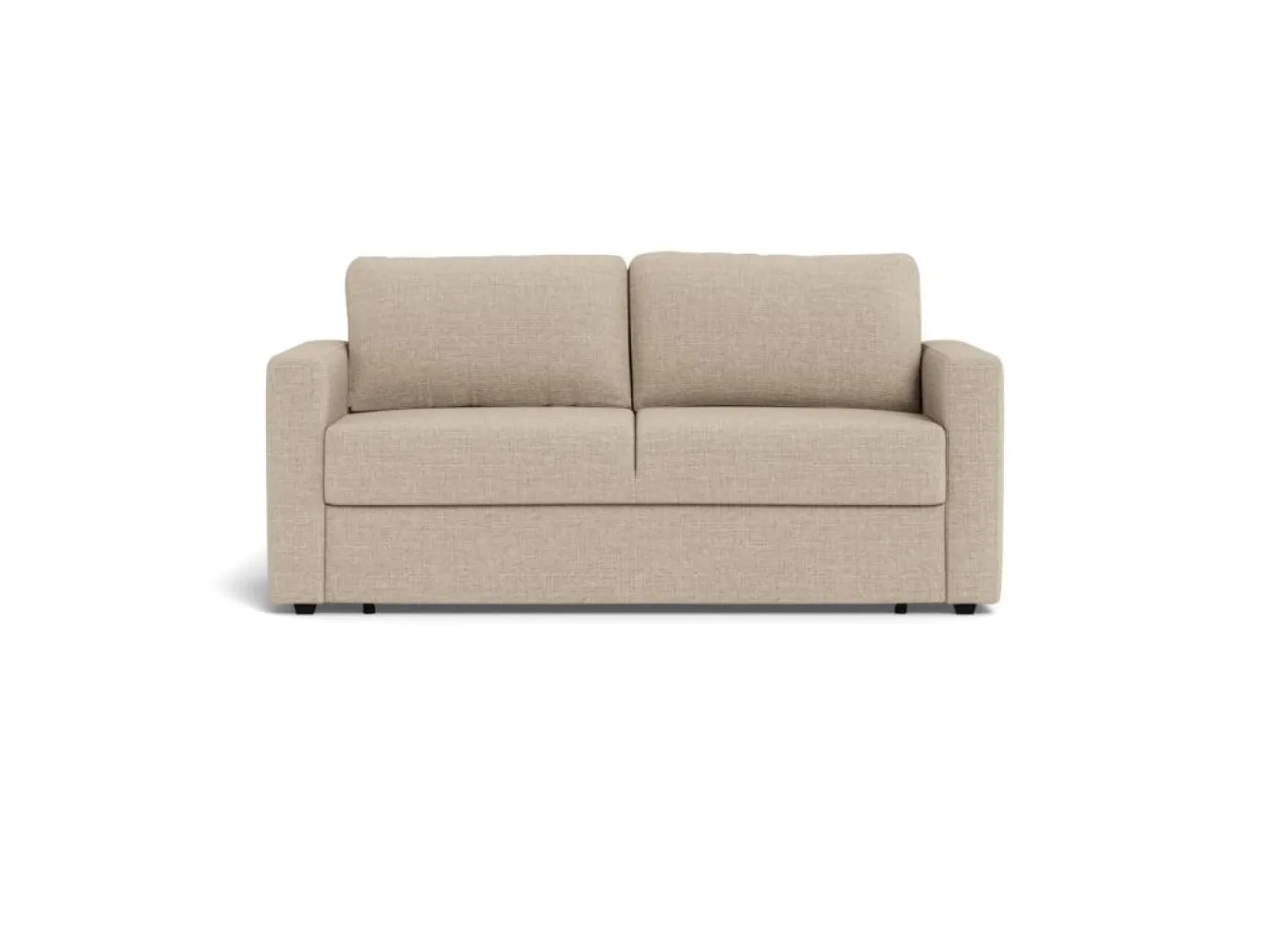 Slaapbank Floor Met Armleuning Basel Beige 176cm - Giga Living