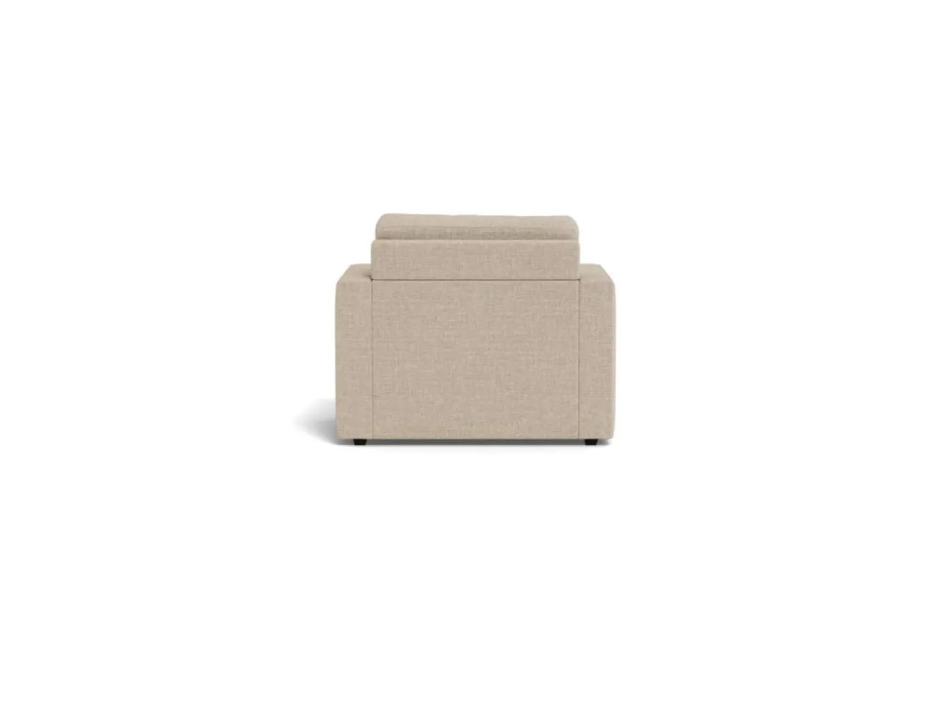 Slaapbank Floor Met Armleuning Basel Beige 105cm - Giga Living