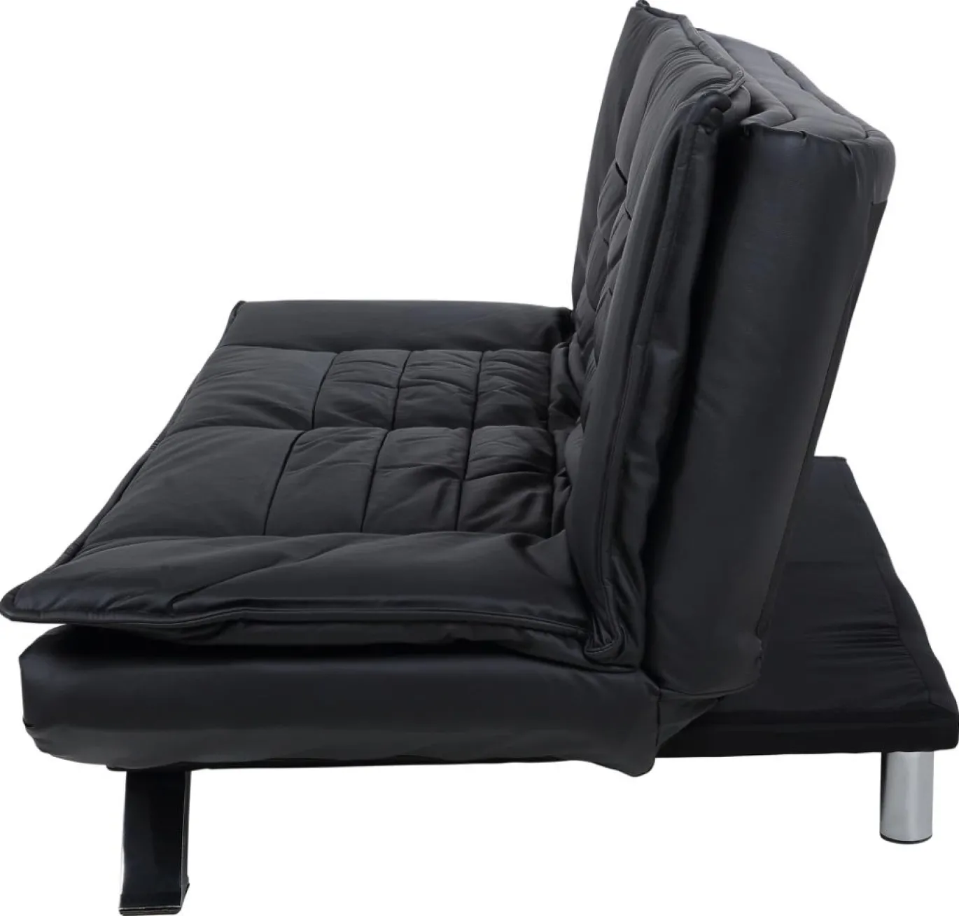 Slaapbank Grona Zwart Pu 196cm - Giga Living