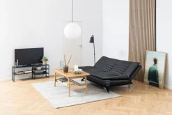 Slaapbank Grona Zwart Pu 196cm - Giga Living