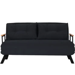Slaapbank Sando 2-Zits Zwart