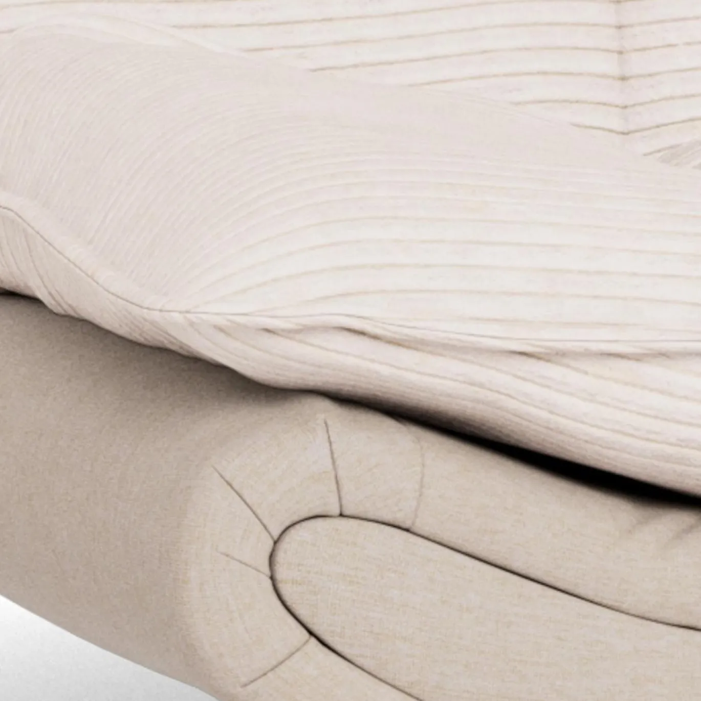 Slaapbank Vaylo Lincoln Beige 196cm - Giga Living