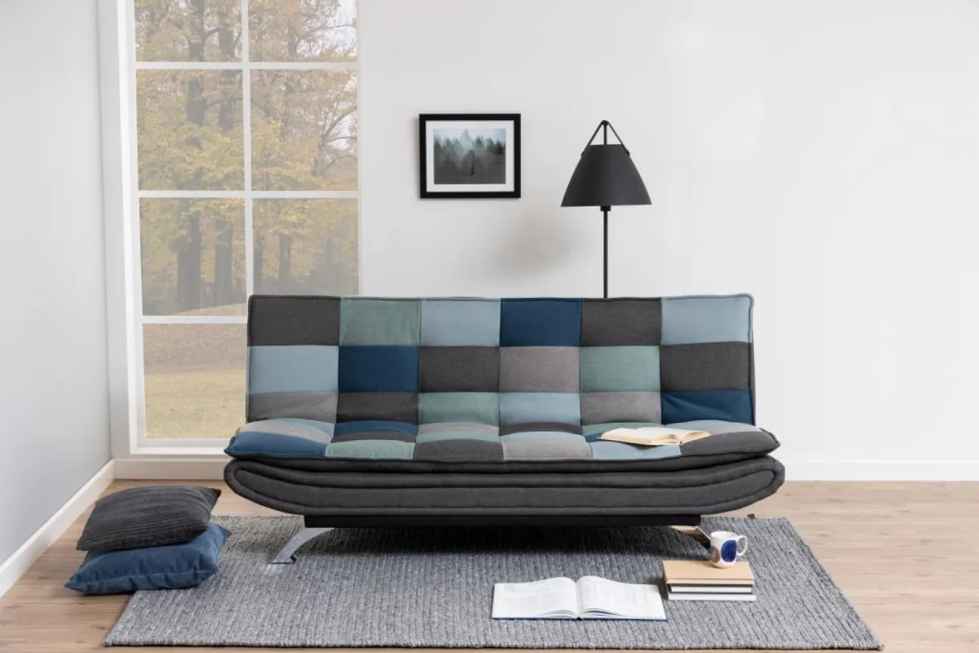 Slaapbank Vaylo Patchwork Mulit 196cm - Giga Living