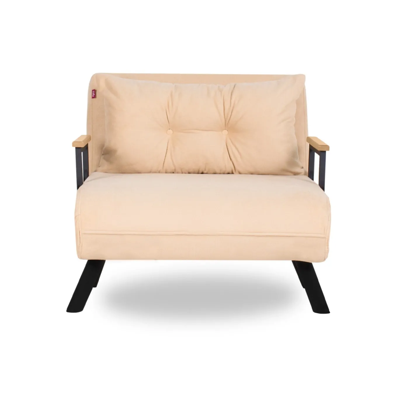 Slaapfauteuil Sando Single Crème