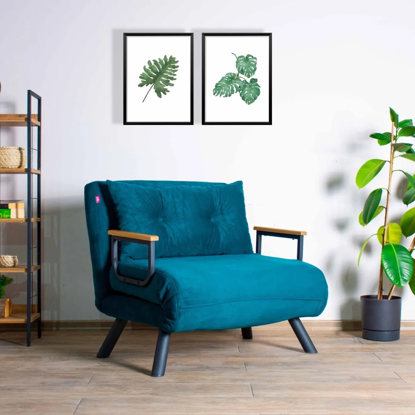 Slaapfauteuil Sando Single Petrol