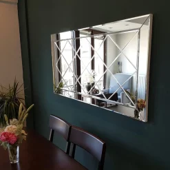 Spiegel Akcay Elmas Zilver 130x65cm