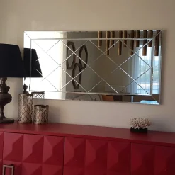 Spiegel Akcay Elmas Zilver 130x65cm