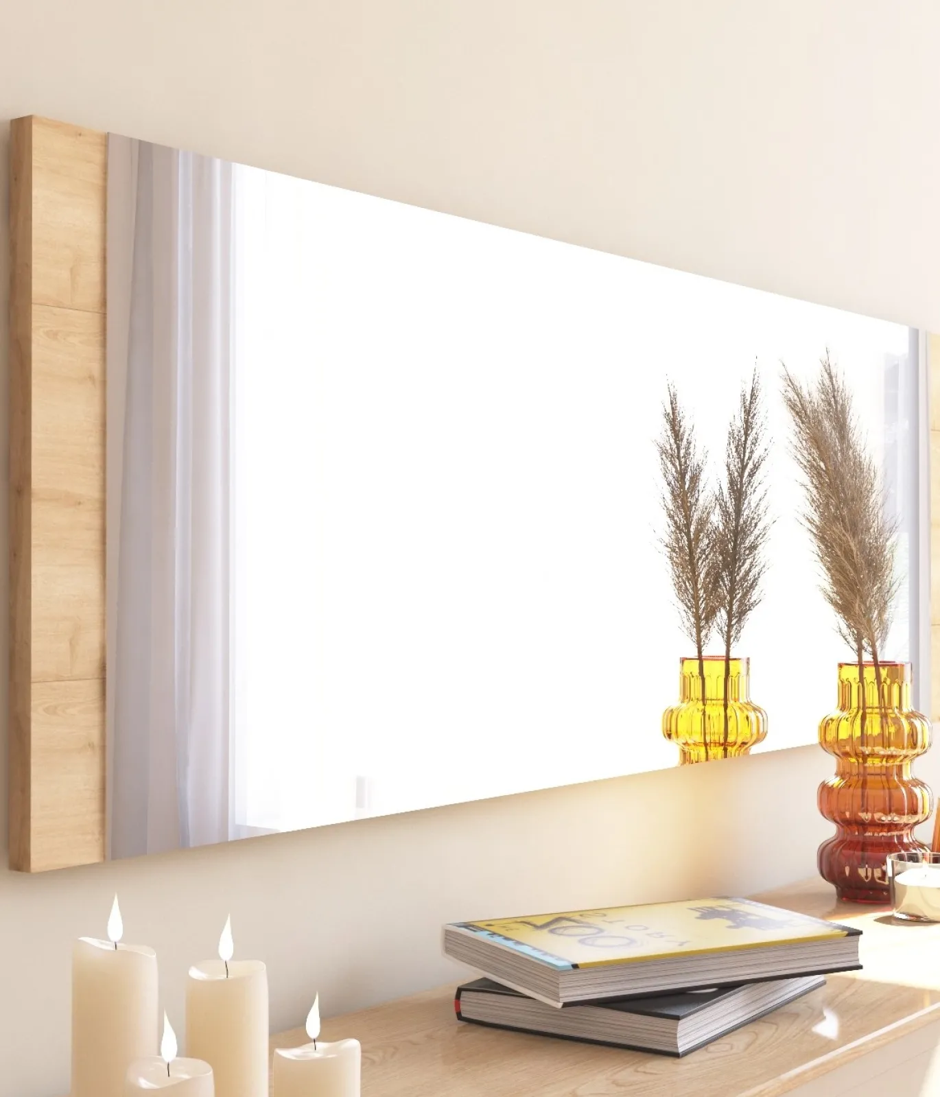 Spiegel Azus Naturel 120cm
