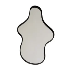 Spiegel Dory Organisch Zwart 110cm - Giga Meubel