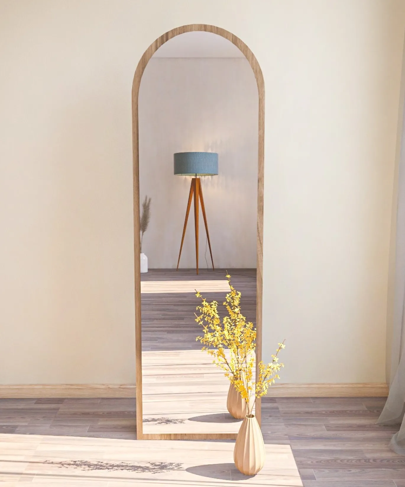Spiegel Emma Walnoot 160cm