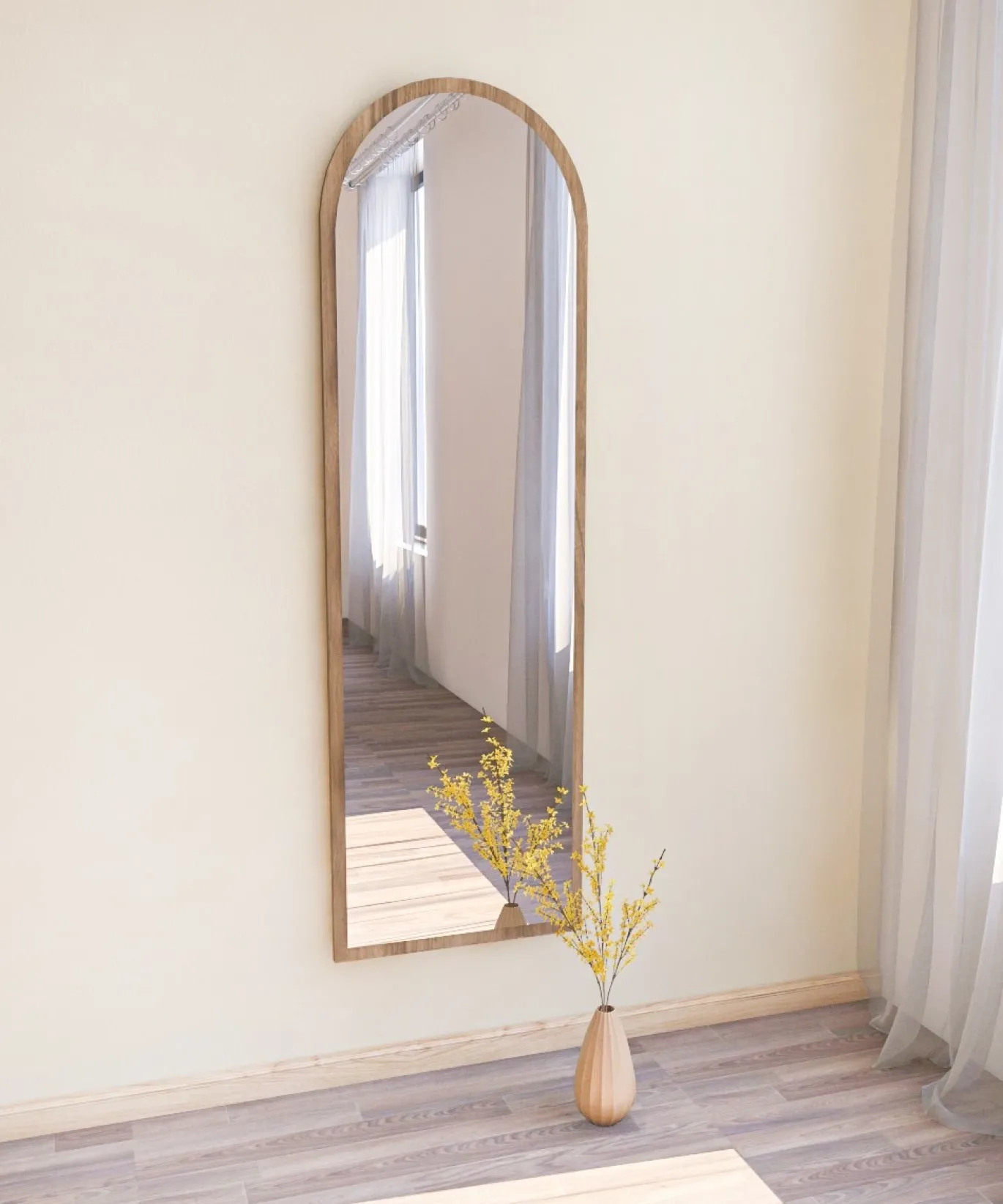 Spiegel Emma Walnoot 160cm