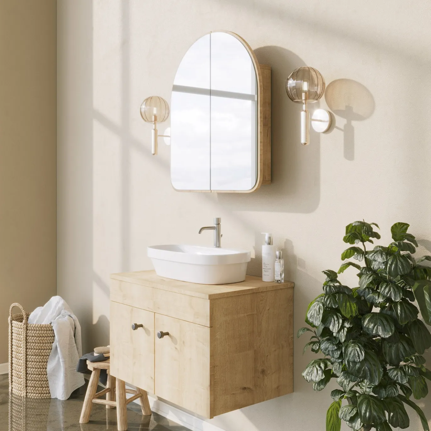 Spiegelkast Hope Naturel