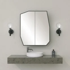 Spiegelkast Quartz Zwart