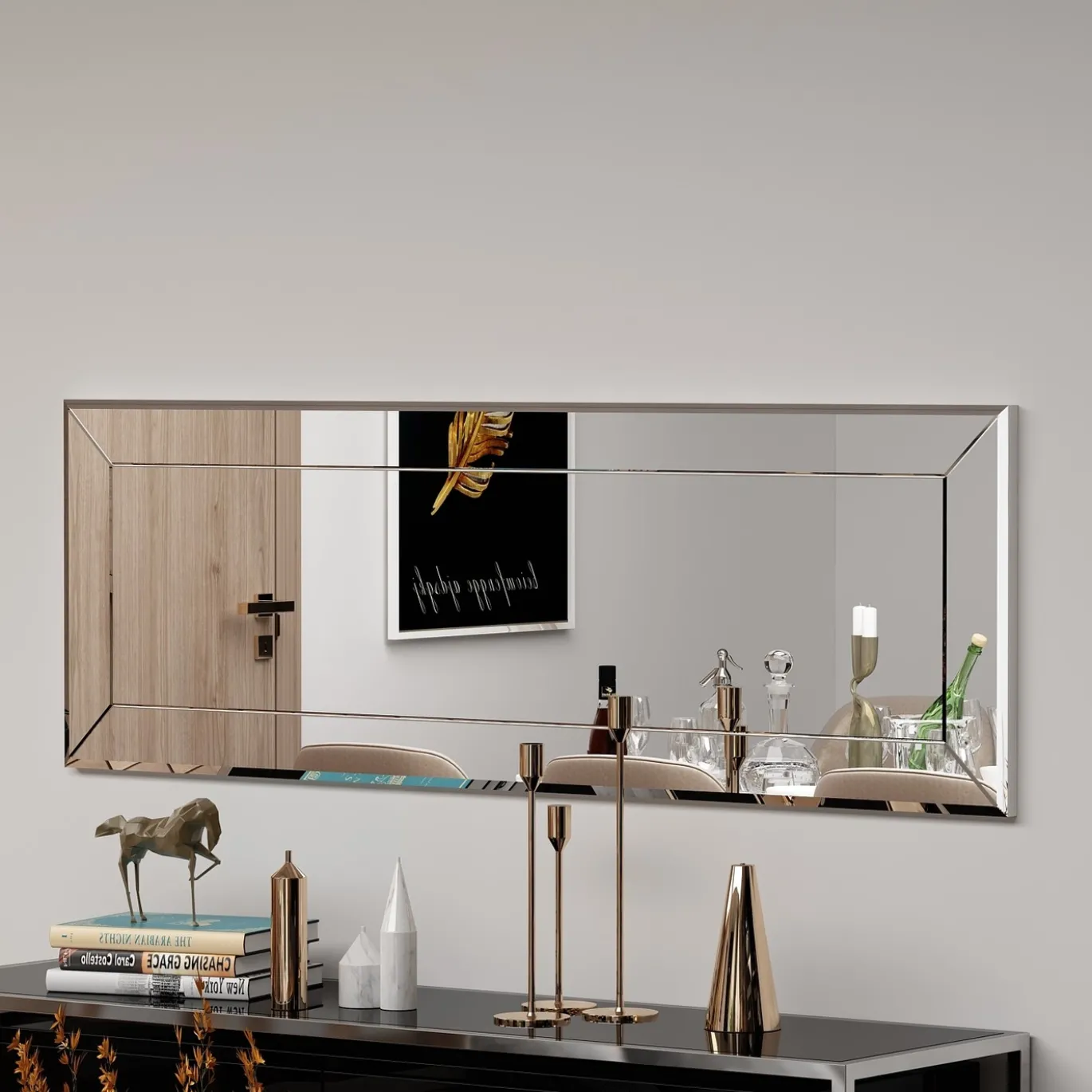 Spiegel Nady Zilver 120cm