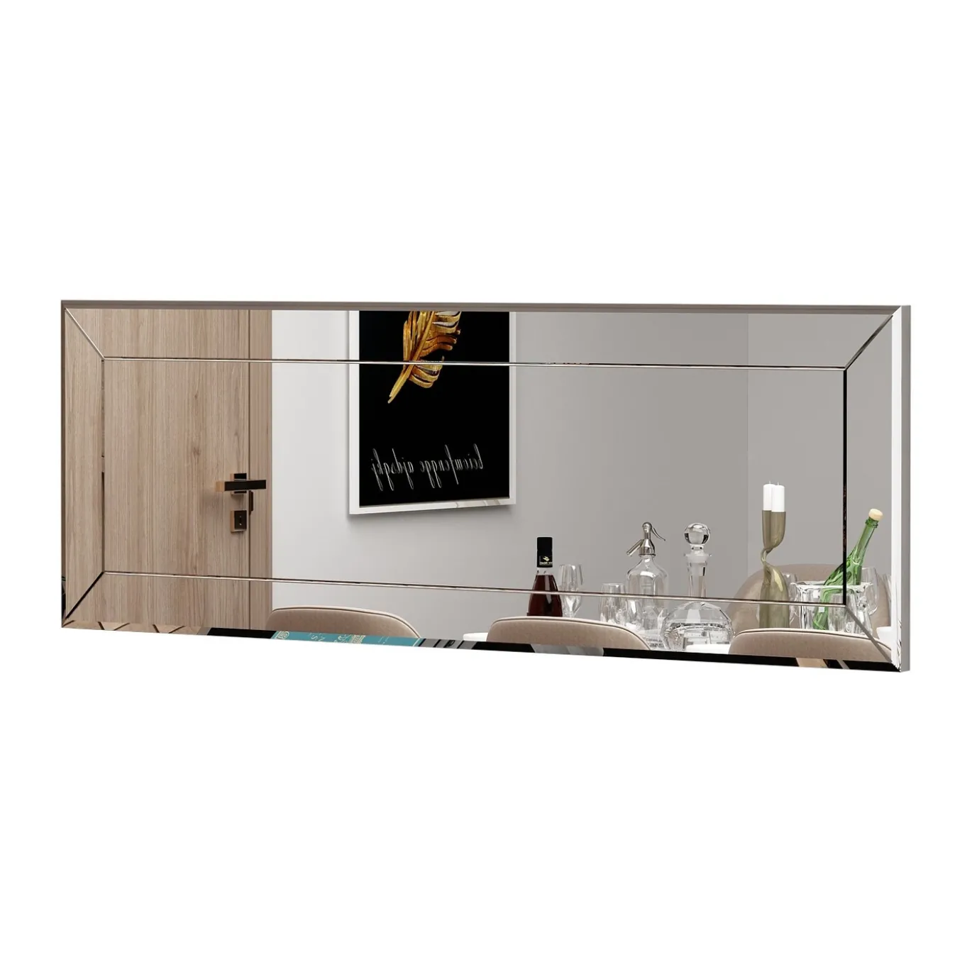 Spiegel Nady Zilver 120cm
