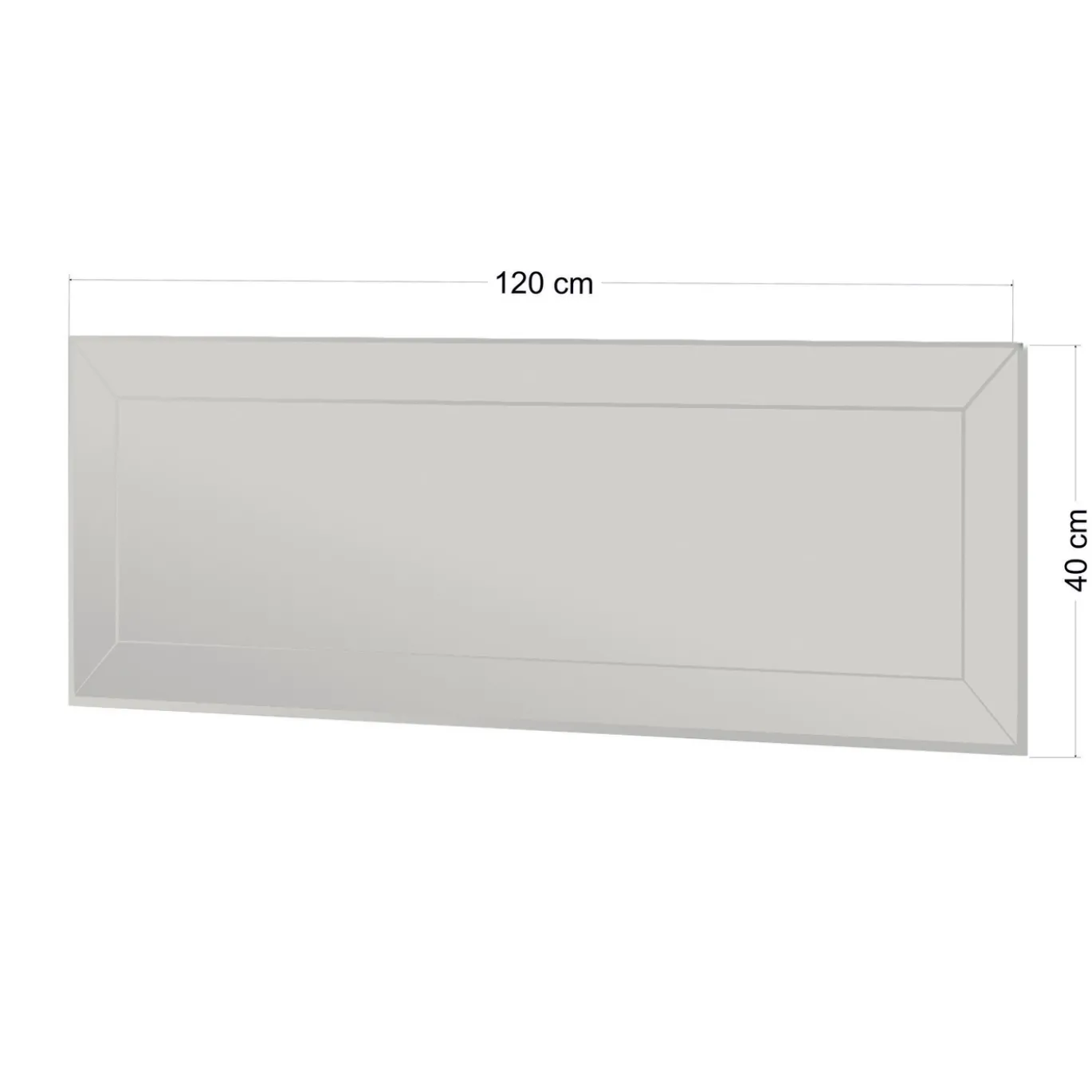 Spiegel Nady Zilver 120cm