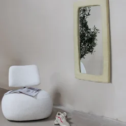 Spiegel Paige Naturel Rechthoek 110cm - Giga Meubel
