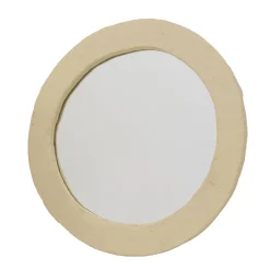Spiegel Paige Naturel Rond 110cm - Giga Meubel