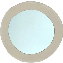 Spiegel Paige Naturel Rond 110cm - Giga Meubel