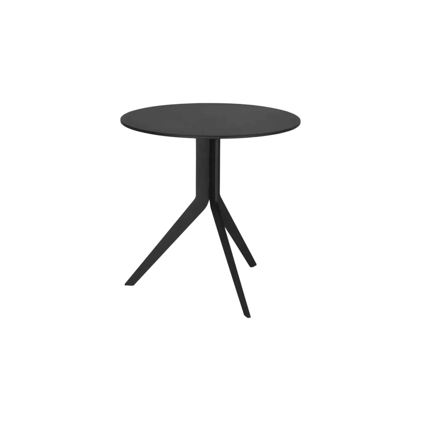 Spinder Design Bijzettafel Daley Low Zwart Ø40cm