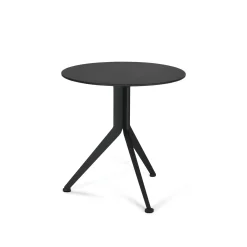 Spinder Design Bijzettafel Daley Low Zwart Ø40cm