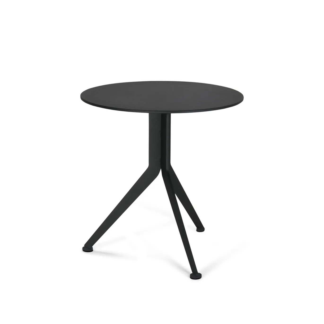 Spinder Design Bijzettafel Daley Low Zwart Ø40cm