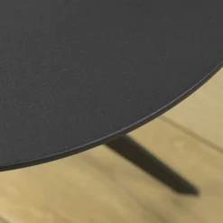 Spinder Design Bijzettafel Daley Low Zwart Ø40cm