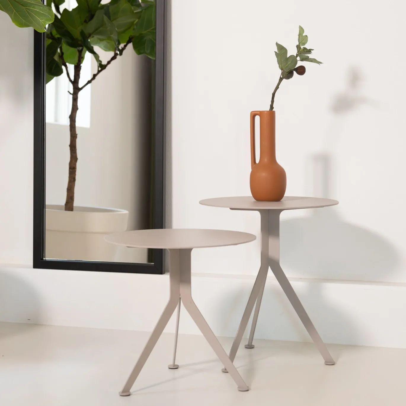 Spinder Design Bijzettafel Daley Low Silky Taupe