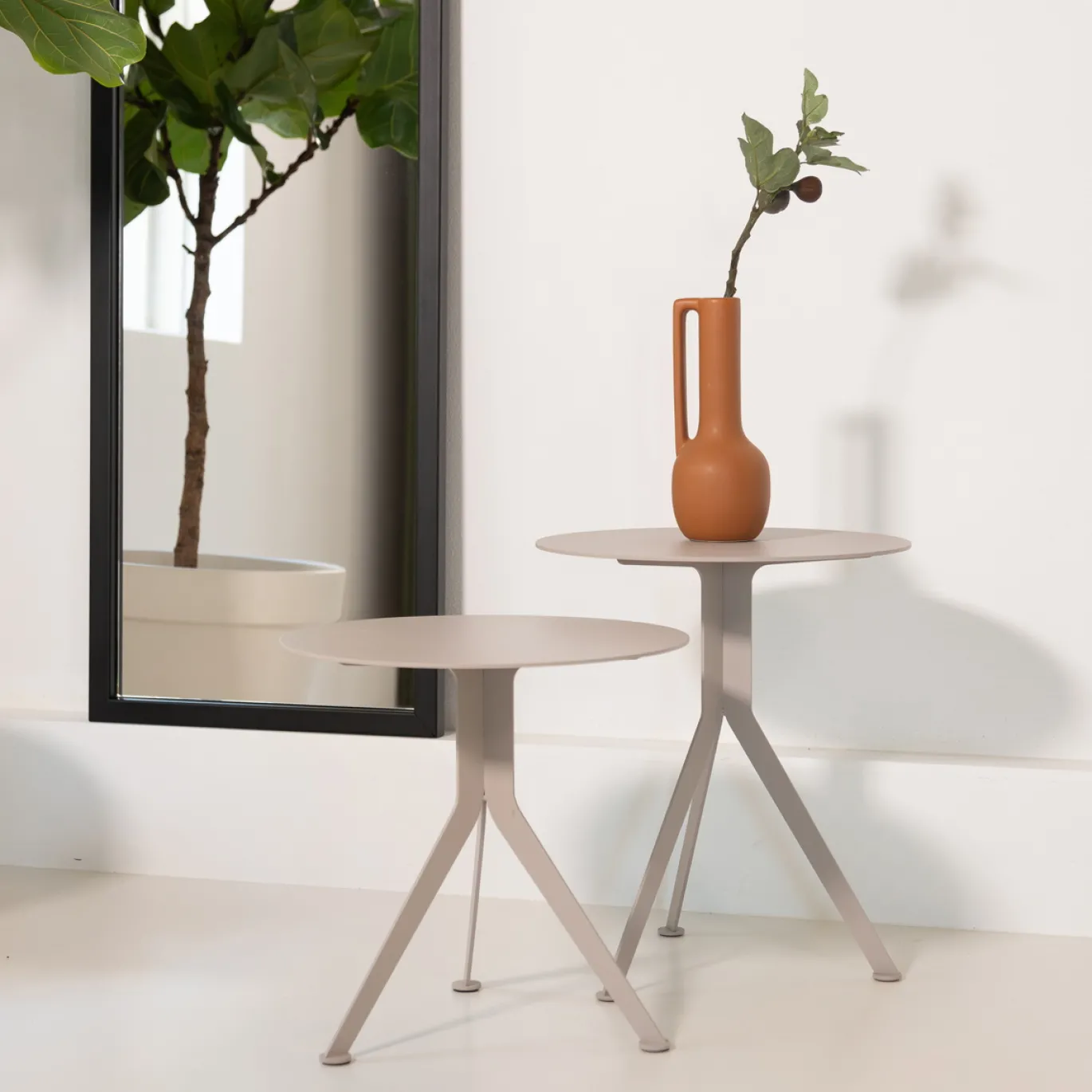 Spinder Design Bijzettafel Daley Low Silky Taupe