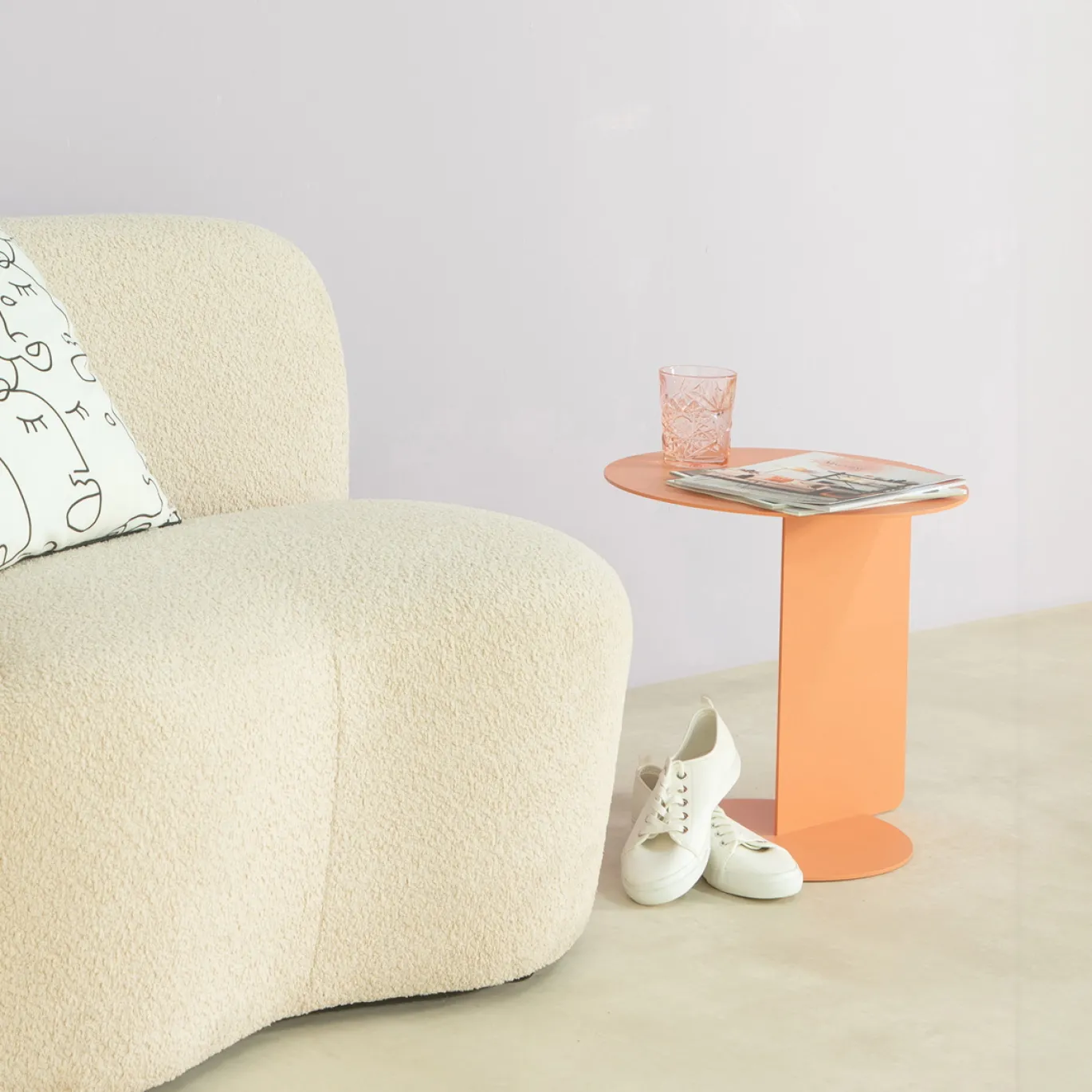 Spinder Design Bijzettafel Salsa Clay Terra