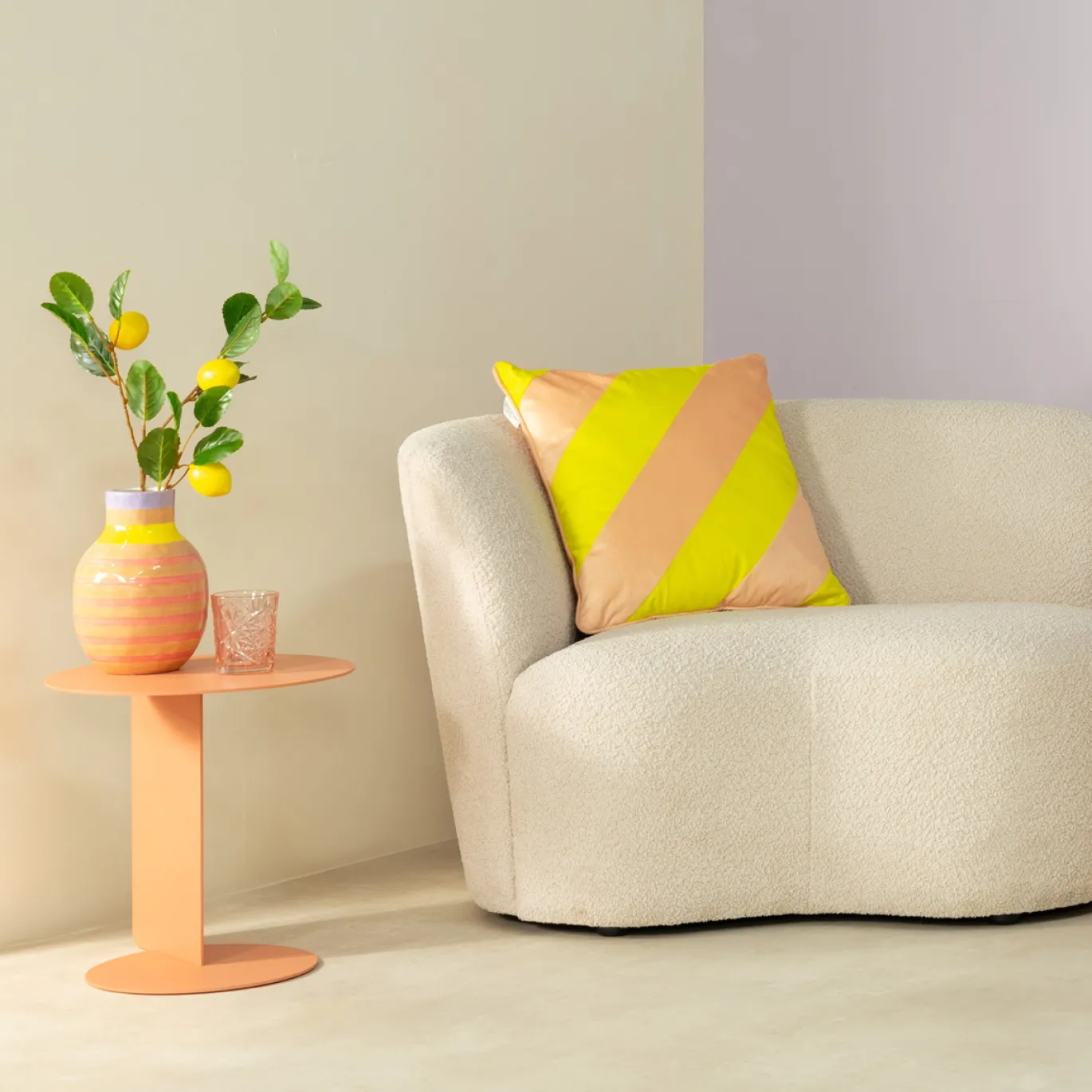Spinder Design Bijzettafel Salsa Clay Terra
