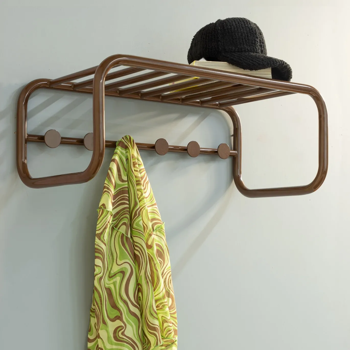 Spinder Design Kapstok Retro Chocolade Bruin