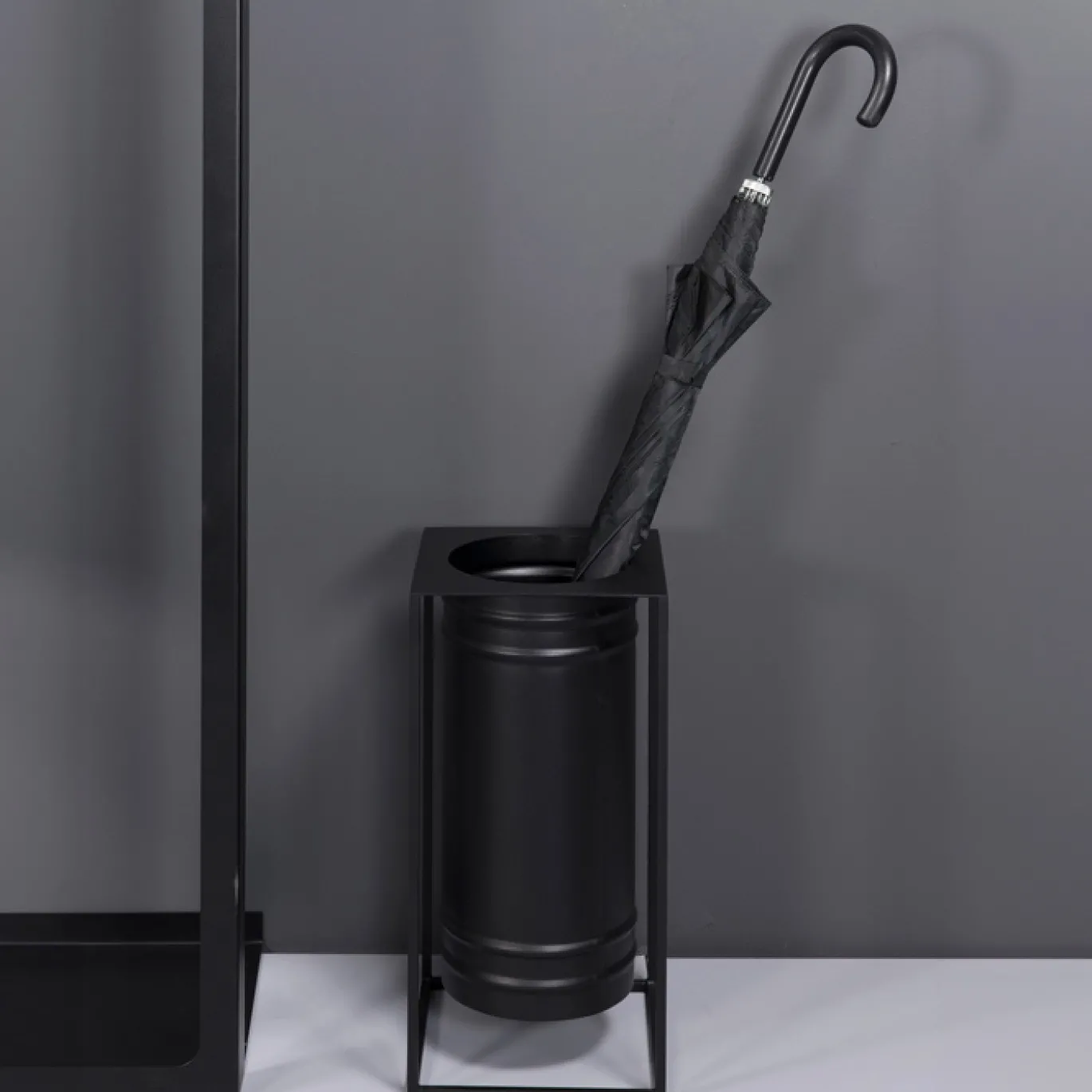 Spinder Design Parapluhouder Drip Staal Zwart