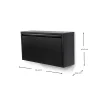 Spinder Design Schoenenkast Billy 1 Maxi Zwart