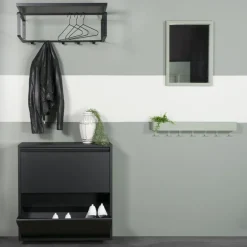 Spinder Design Schoenenkast Billy 2 Zwart