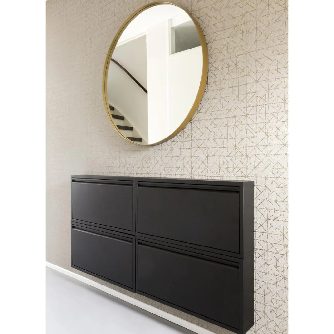 Spinder Design Schoenenkast Billy 1 Zwart