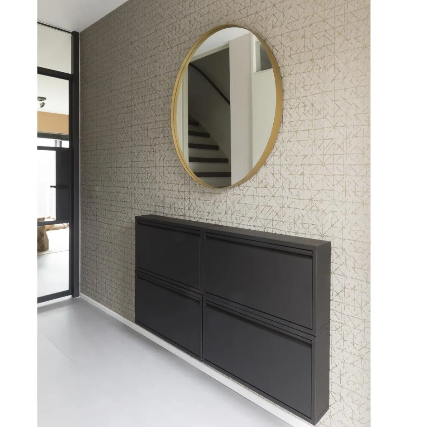 Spinder Design Schoenenkast Billy 1 Zwart