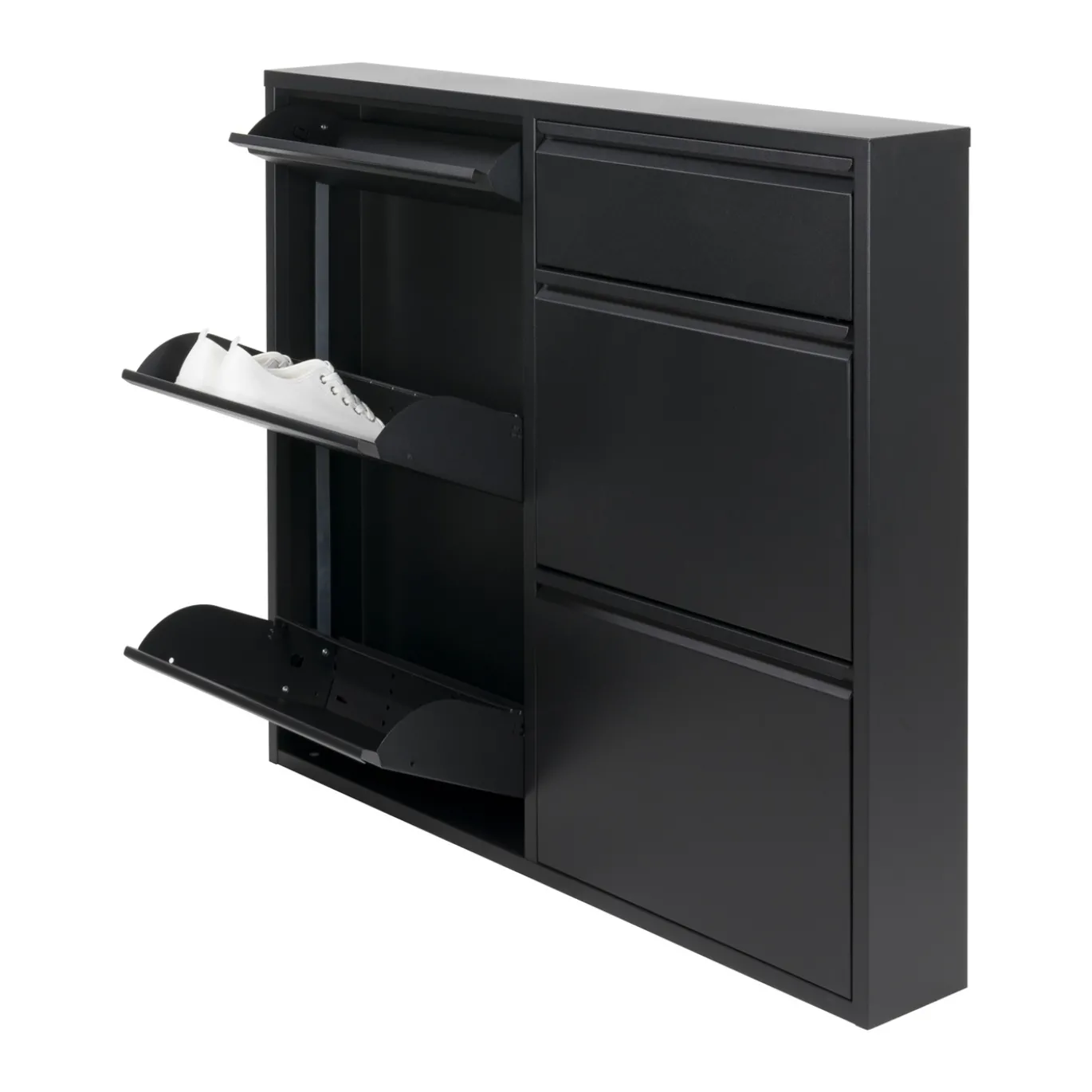 Spinder Design Schoenenkast Billy 6 Zwart