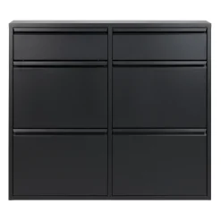 Spinder Design Schoenenkast Billy 6 Zwart
