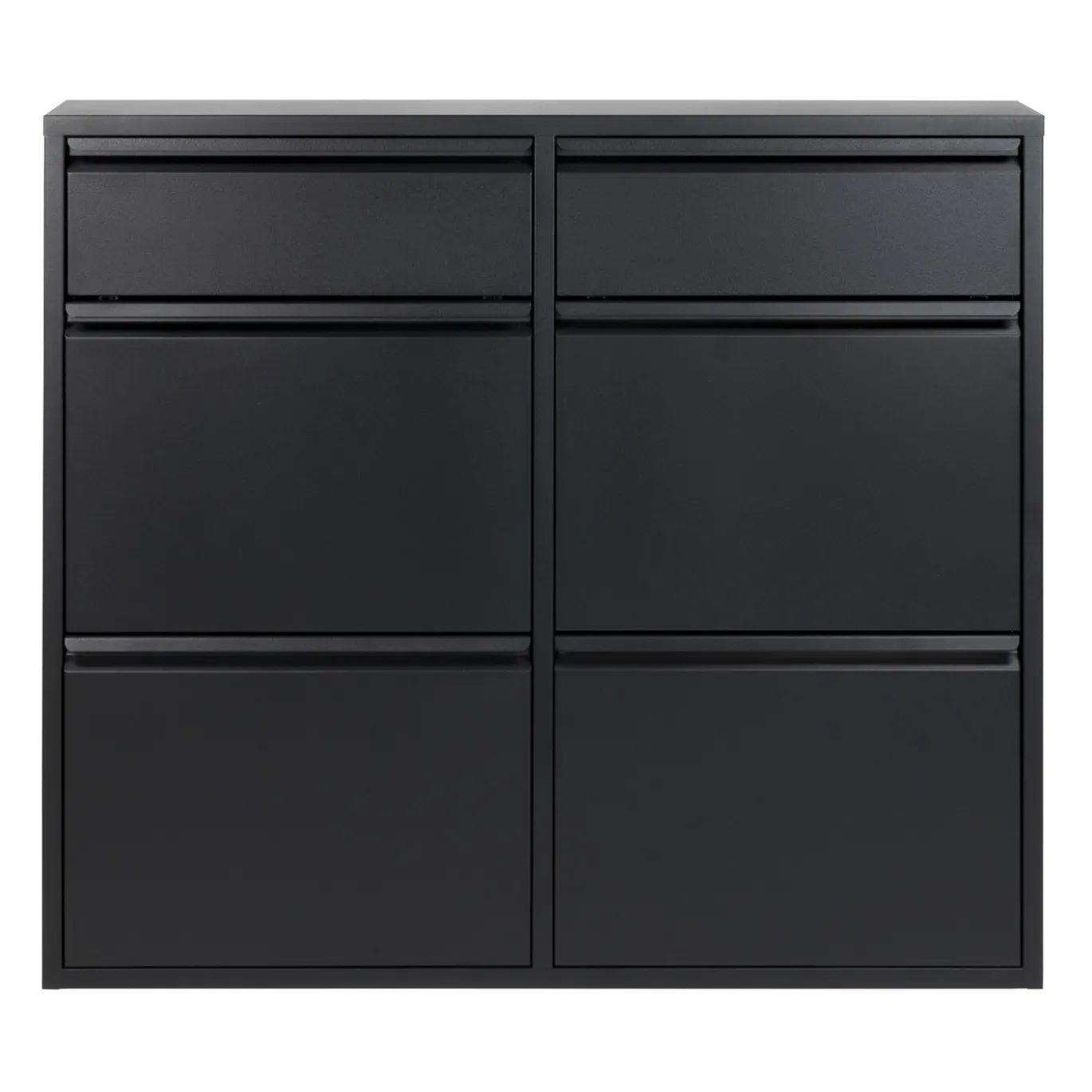 Spinder Design Schoenenkast Billy 6 Zwart