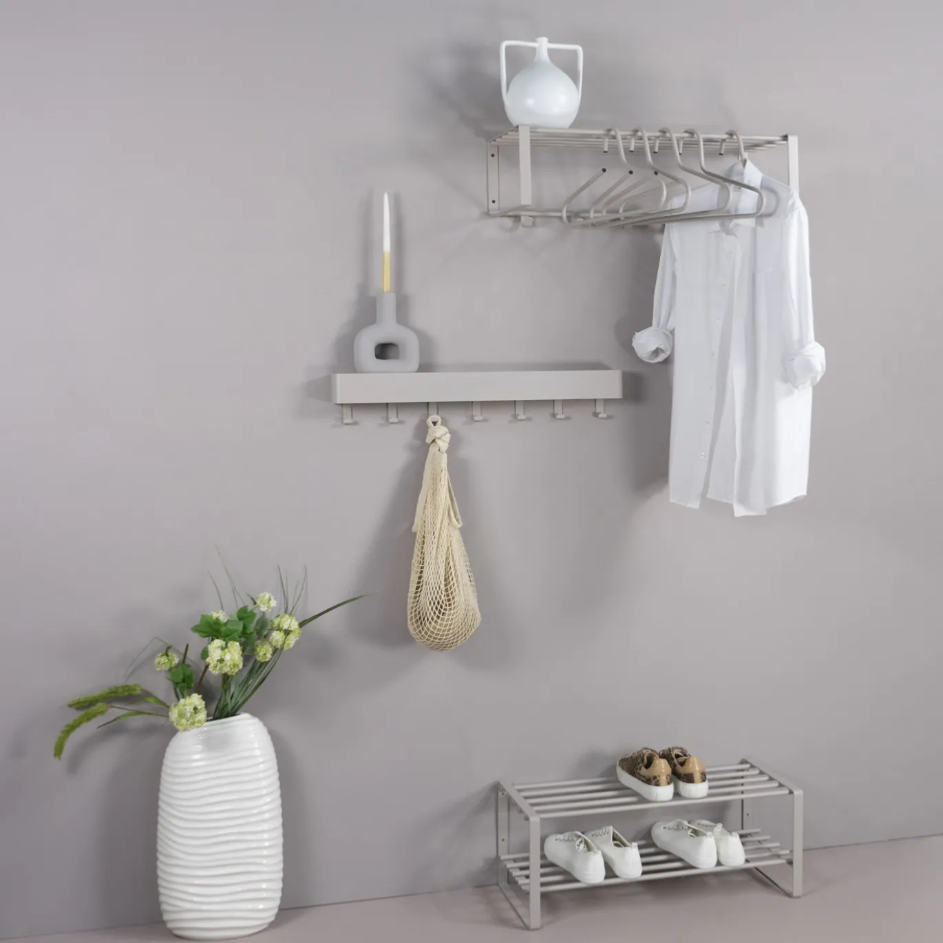 Spinder Design Schoenenrek Rex Laag Silky Taupe 70cm