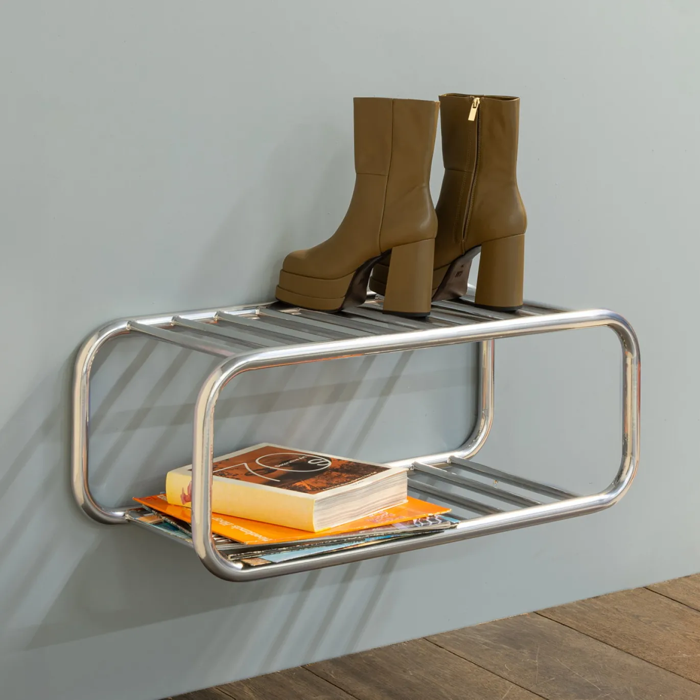 Spinder Design Schoenenrek Retro Groovy Chrome