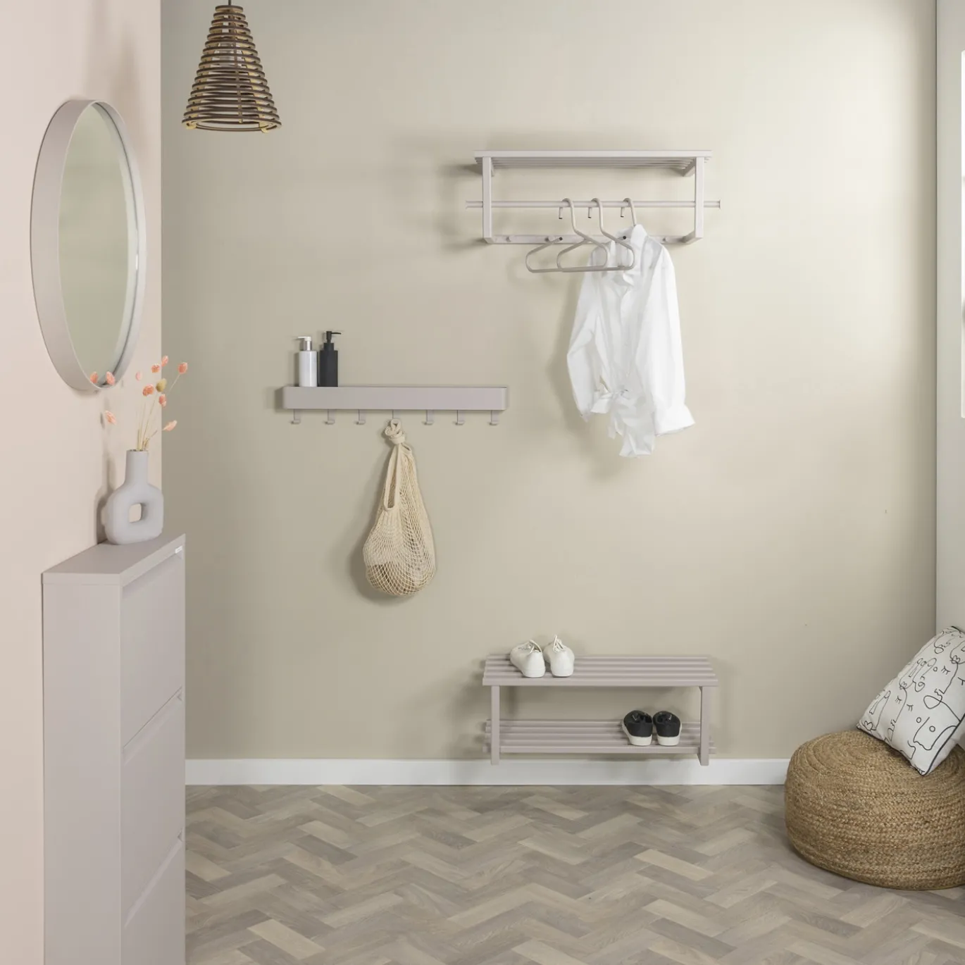 Spinder Design Schoenenrek Rizzoli / Marco Silky Taupe 71cm