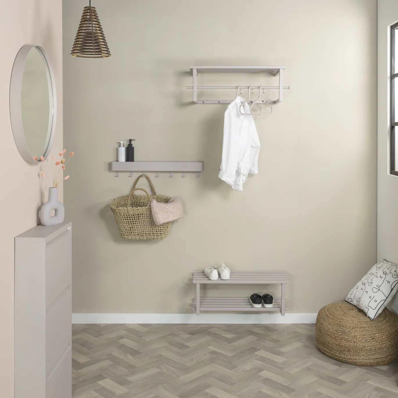 Spinder Design Schoenenrek Rizzoli / Marco Silky Taupe 71cm